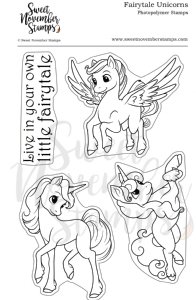 Sweet November - Clear Stamp - Fairytale Unicorns