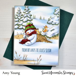 Sweet November - Clear Stamp - Cold Hands, Warm Heart