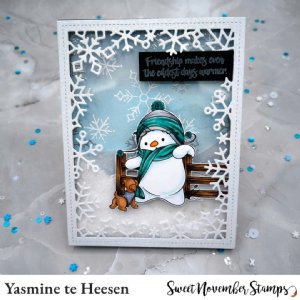 Sweet November - Clear Stamp - Cold Hands, Warm Heart