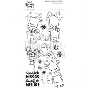 Sweet November - Clear Stamp - Winter Wishes Reindeer