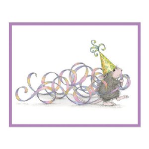 Spellbinders - Cling Stamp - Party Streamers