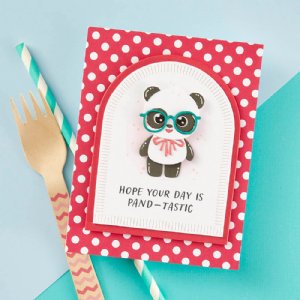 Spellbinders - Dies - Dancin' Birthday Panda