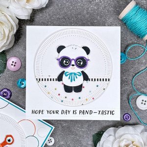 Spellbinders - Dies - Dancin' Birthday Panda