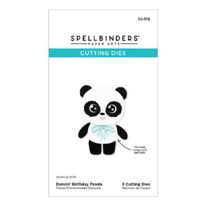 Spellbinders - Dies - Dancin' Birthday Panda