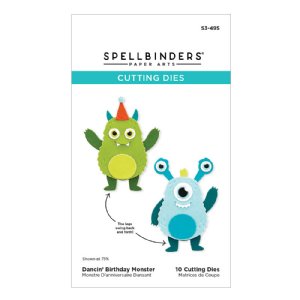 Spellbinders - Dies - Dancin' Birthday Monster