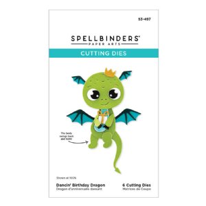 Spellbinders - Dies - Dancin' Birthday Dragon