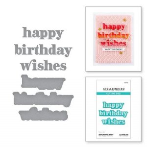 Spellbinders - Dies - Happy Birthday Wishes