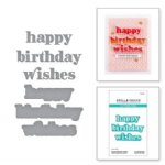 Spellbinders - Dies - Happy Birthday Wishes