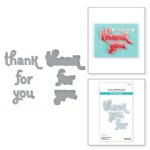 Spellbinders - Dies - Stitched Thank You & For You