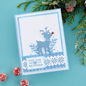 Stampendous - Dies - Holiday Hugs - Santa Hugs