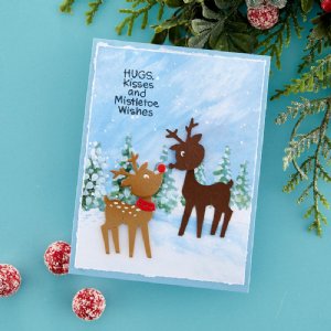 Stampendous - Dies - Holiday Hugs - Santa Hugs