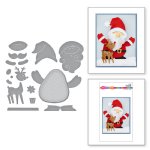 Stampendous - Dies - Holiday Hugs - Santa Hugs