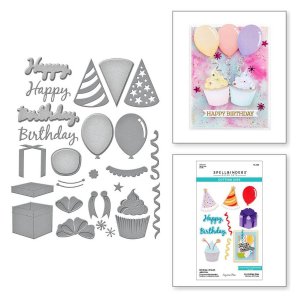 Spellbinders - Dies - Birthday Wreath Add-Ons