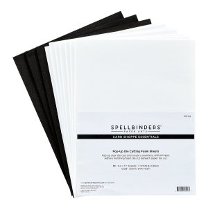 Spellbinders - Foam Sheets - Black & White