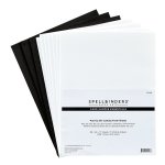 Spellbinders - Foam Sheets - Black & White