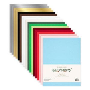 Spellbinders - 8.5X11 Paper Pack - Make It Merry