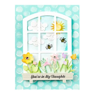 Spellbinders - Clear Stamp - Sending Sunshine Sentiments