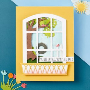 Spellbinders - Clear Stamp - Sending Sunshine Sentiments