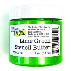 The Crafter's Workshop - Stencil Butter - Lime Green (2oz)