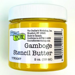 The Crafter's Workshop - Stencil Butter - Gamboge (2oz)