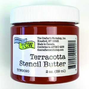 The Crafter's Workshop - Stencil Butter - Terracotta (2oz)