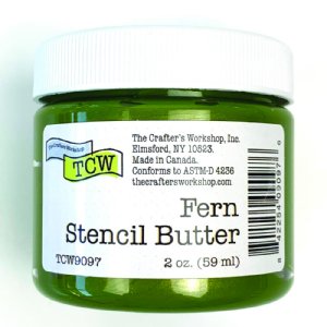 The Crafter's Workshop - Stencil Butter - Fern (2oz)