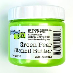 The Crafter's Workshop - Stencil Butter - Green Pear