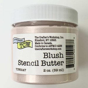 The Crafter's Workshop - Stencil Butter - Rose (2oz)