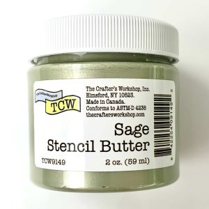 The Crafter's Workshop - Stencil Butter - Sage (2oz)