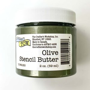 The Crafter's Workshop - Stencil Butter - Olive (2oz)