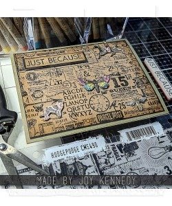 Tim Holtz - Cling Stamp - Hodgepodge