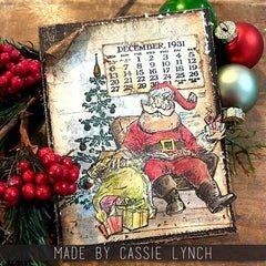 Tim Holtz - STAMPS - SANTA VISIT