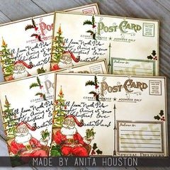 Tim Holtz - STAMPS - SANTA VISIT