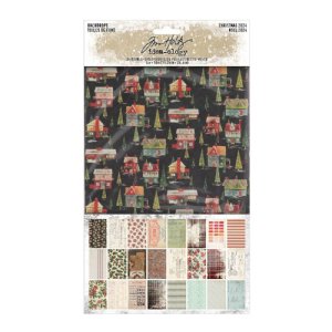 Idea-ology - Tim Holtz - Christmas - Backdrops