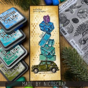 Tim Holtz - STENCILS - SPARKLE FADE