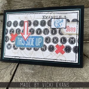 Tim Holtz - Cling Stamp - Deconstructed