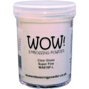 WOW - Clear Gloss Embossing Powder - Super Fine (Large Jar)