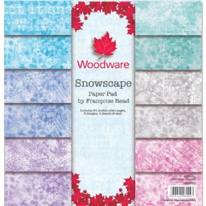 Woodware - 8 X8" Paper Pad - Snowscape