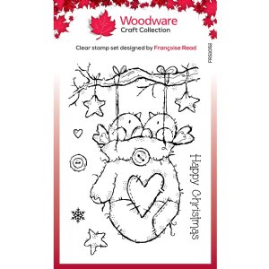 Woodware - Clear Stamps - Cozy Robins