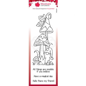 Woodware - Clear Stamp - Magic Mushrooms