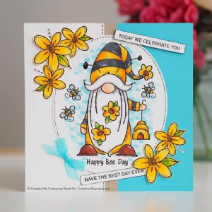 Woodware - Clear Stamp - Singles Bee Gnome