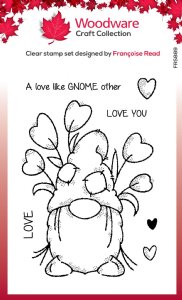 Woodware - Clear Stamp - Singles Love Gnome